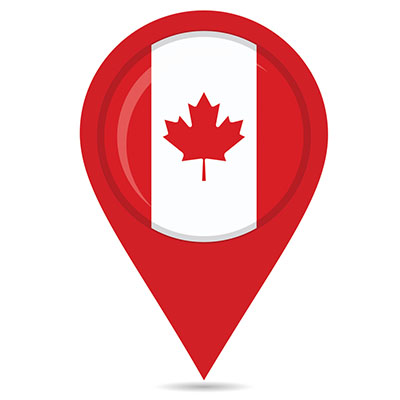 canadian map pin